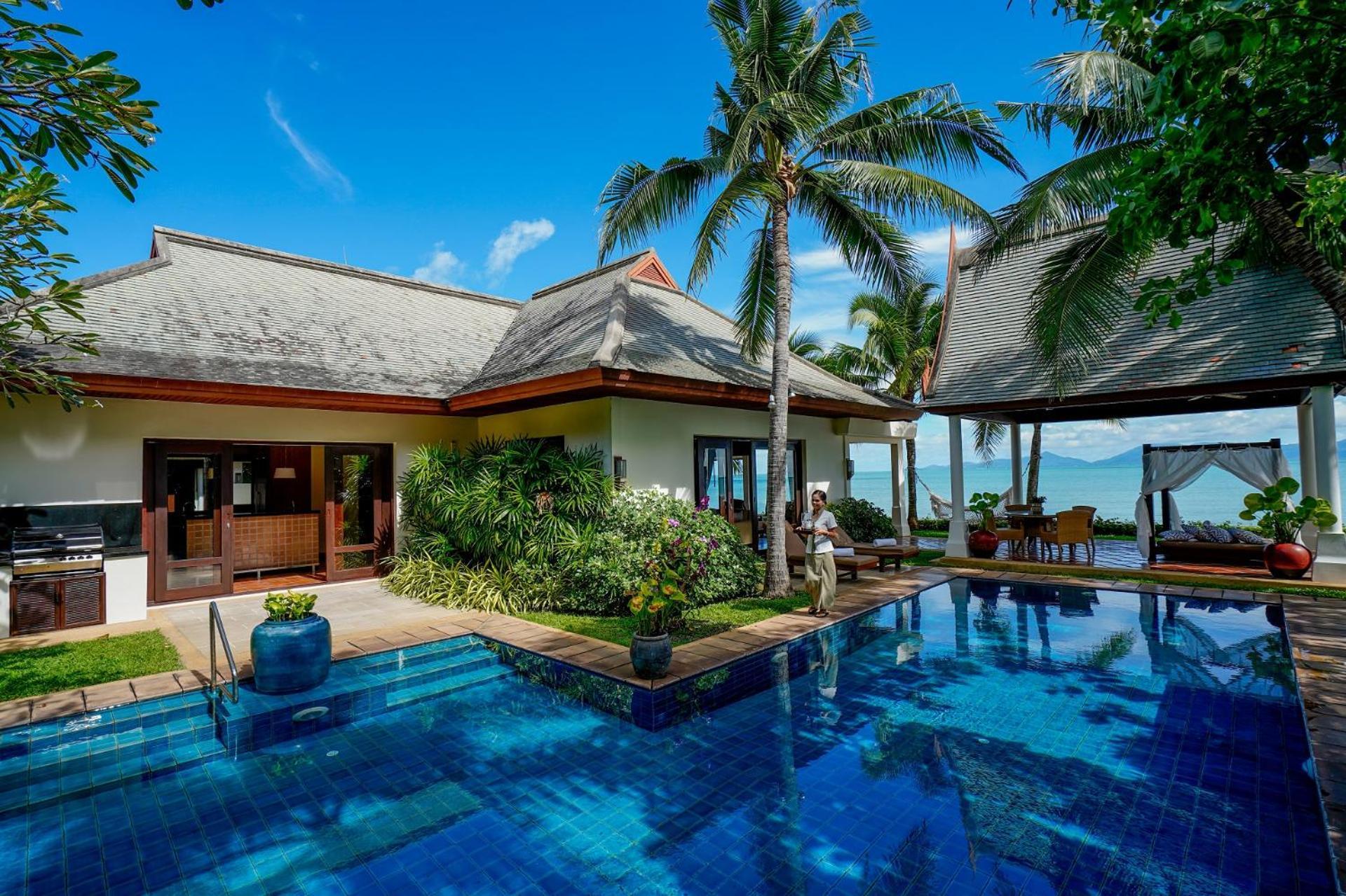 Miskawaan Beachfront Villas Маенам Экстерьер фото