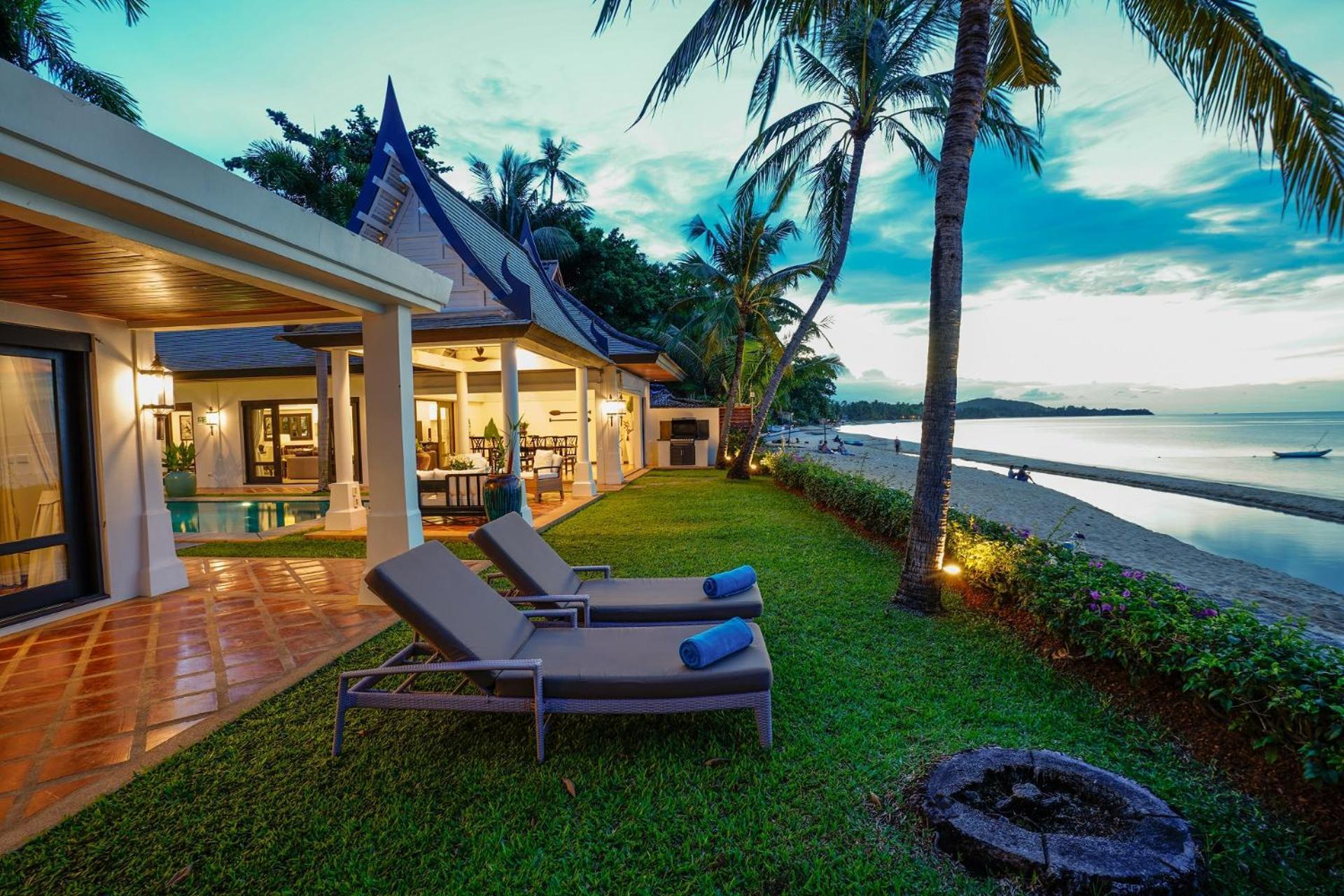 Miskawaan Beachfront Villas Маенам Экстерьер фото