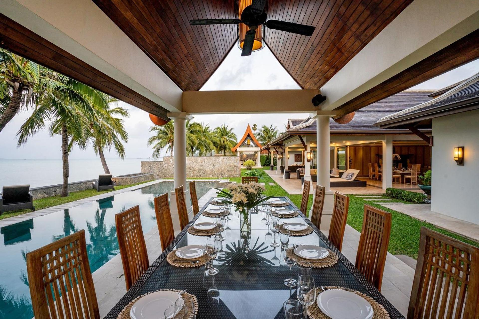 Miskawaan Beachfront Villas Маенам Экстерьер фото